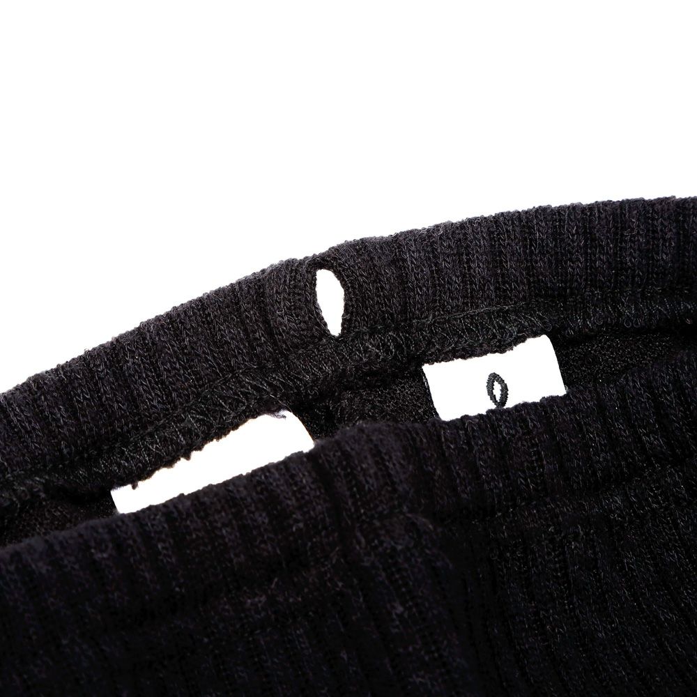 ベビー服 女の子 こども服 キッズ ジュニア リブ ウエストゴム ブラック(00) デザインポイント2