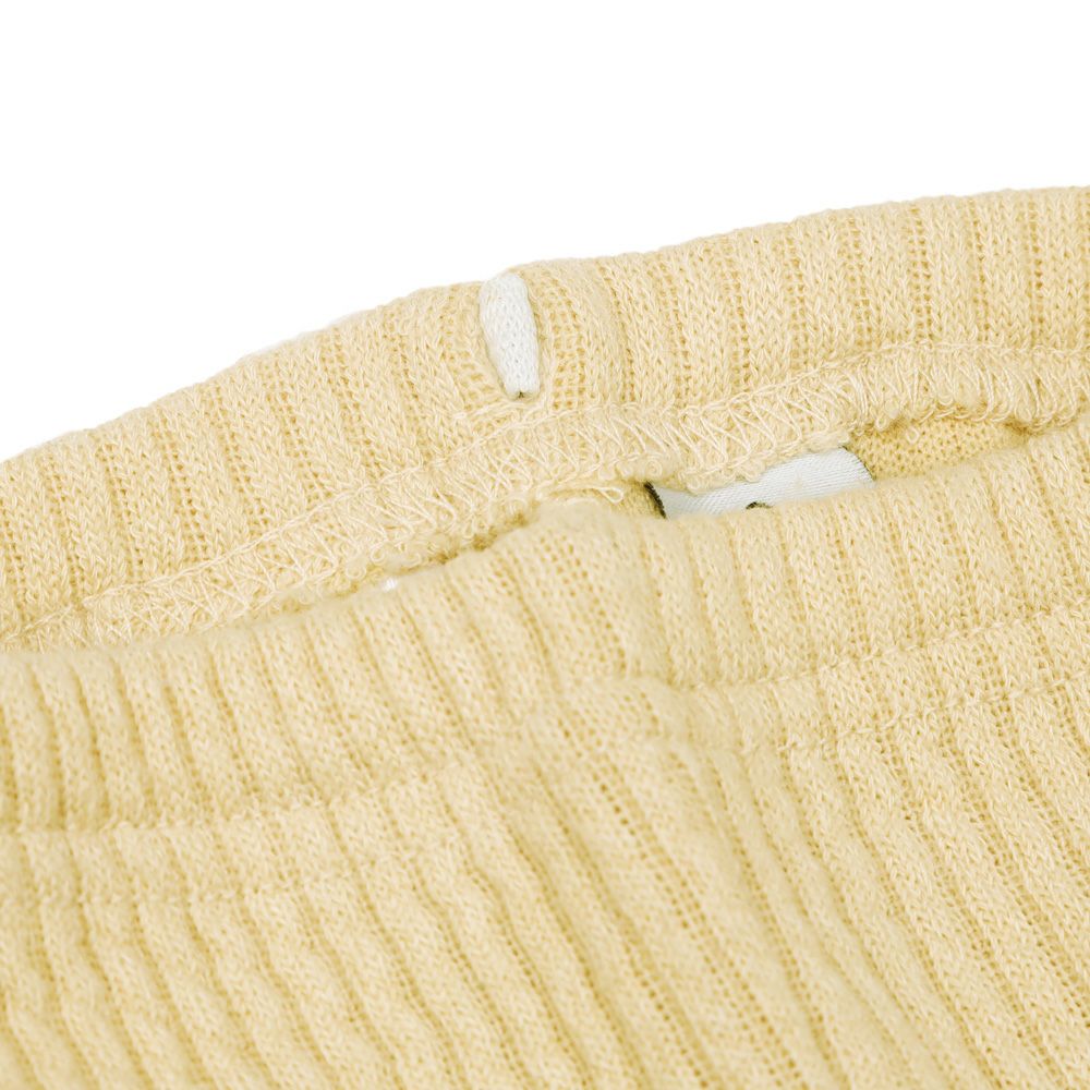 ベビー服 女の子 こども服 キッズ ジュニア リブ ウエストゴム アイボリー(12) デザインポイント2