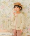 子供服 女の子 ストレッチ 裏起毛ロングパンツ ピンク(02) モデル画像全身