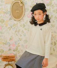 子供服 女の子 襟付き さくらんぼ Tシャツ