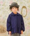 ベビー服 女の子 リボン＆キルティング ジャケットコート