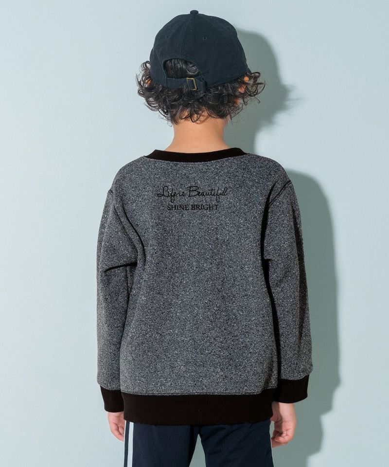 綿100％動物シリーズ恐竜刺繍付きゆったりTシャツ