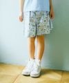 子供服 女の子 綿100％ フレア 花柄 キュロットパンツ