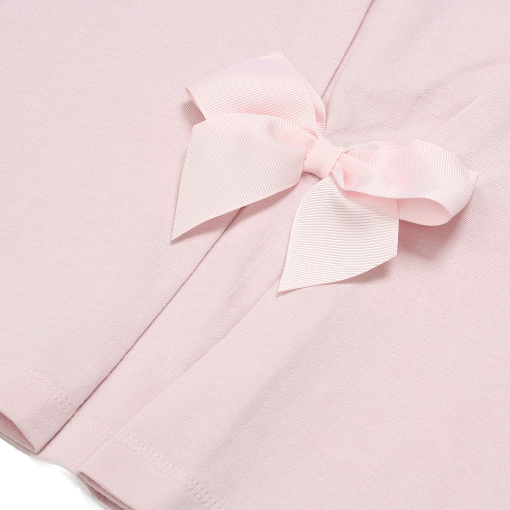 ベビー服 女の子 バックリボンつき ジャム瓶 Tシャツ ピンク(02) デザインポイント2