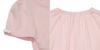 ベビー服 女の子 Aライン ストライプ 切り替え お花 Tシャツ ピンク(02) デザインポイント2