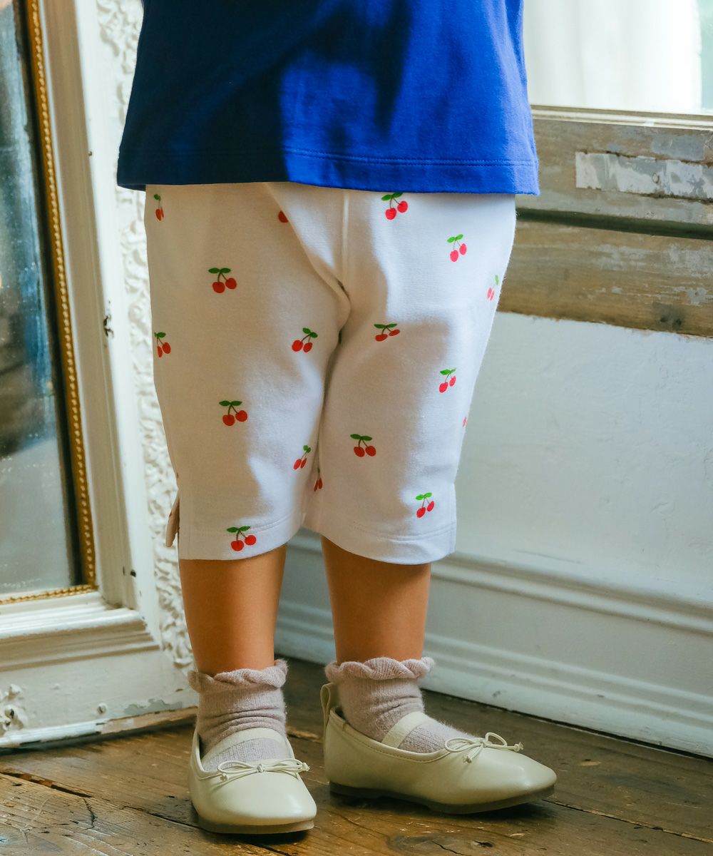 さくら さくら柄カップインプルオーバー＆ロングパンツ さくらんぼ柄 プリント パンツ｜ベビー・子供服 通販 moononnon