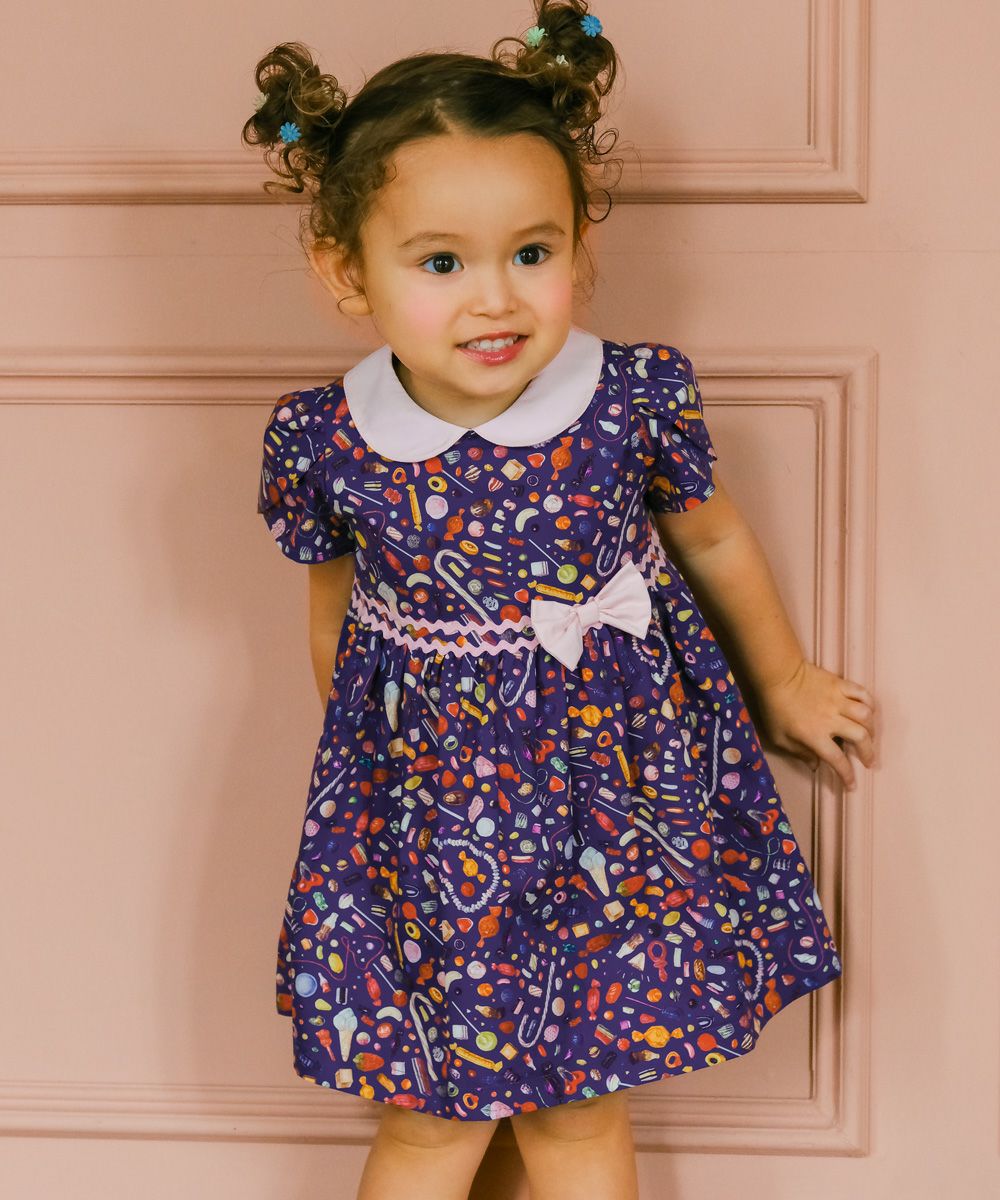 ベビー服 女の子 日本製 リバティプリント使用  スイーツ ワンピース