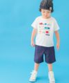 ベビー服 男の子 チェック柄 ポケット パンツ ネイビー(06) モデル画像2