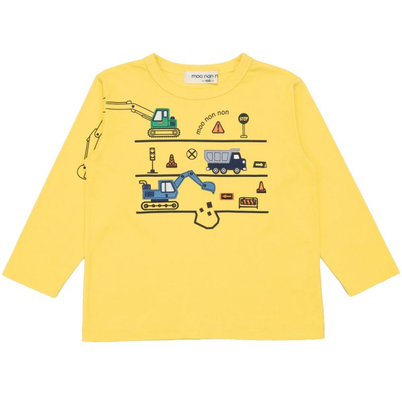綿１００％恐竜フロッキープリントTシャツ