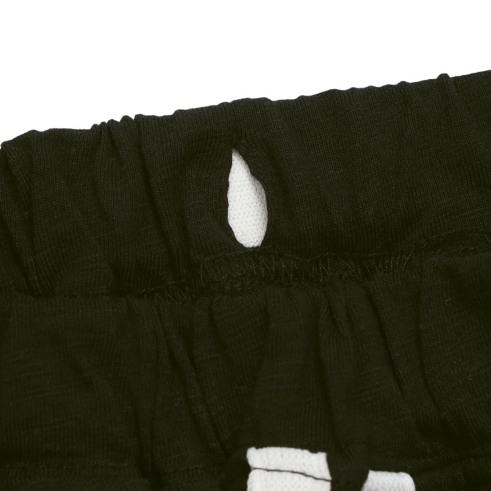 ベビー服 男の子 サイドライン ハーフパンツ ブラック(00) デザインポイント2