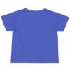 ベビー服 男の子 ポシェット風 立体 乗り物 モチーフ Tシャツ ブルー(61) 背面