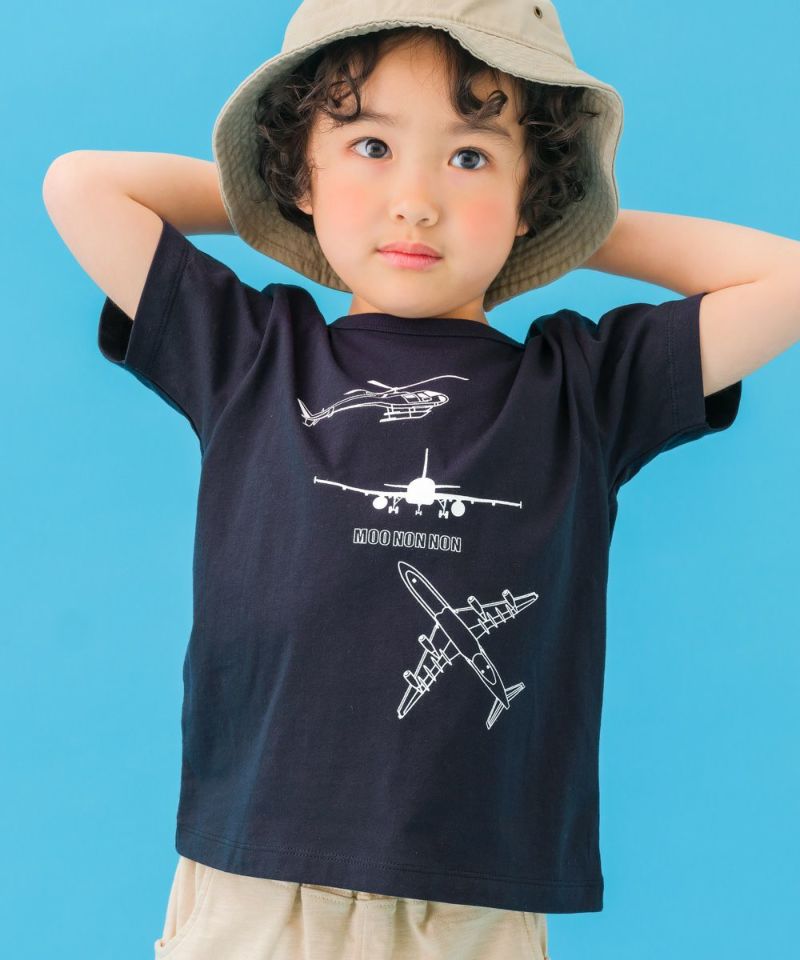 ベビー服 男の子 綿100％ 空飛ぶ 乗り物 デザイン Tシャツ