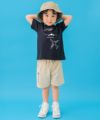 ベビー服 男の子 綿100％ 空飛ぶ 乗り物 デザイン Tシャツ ネイビー(06) モデル画像1