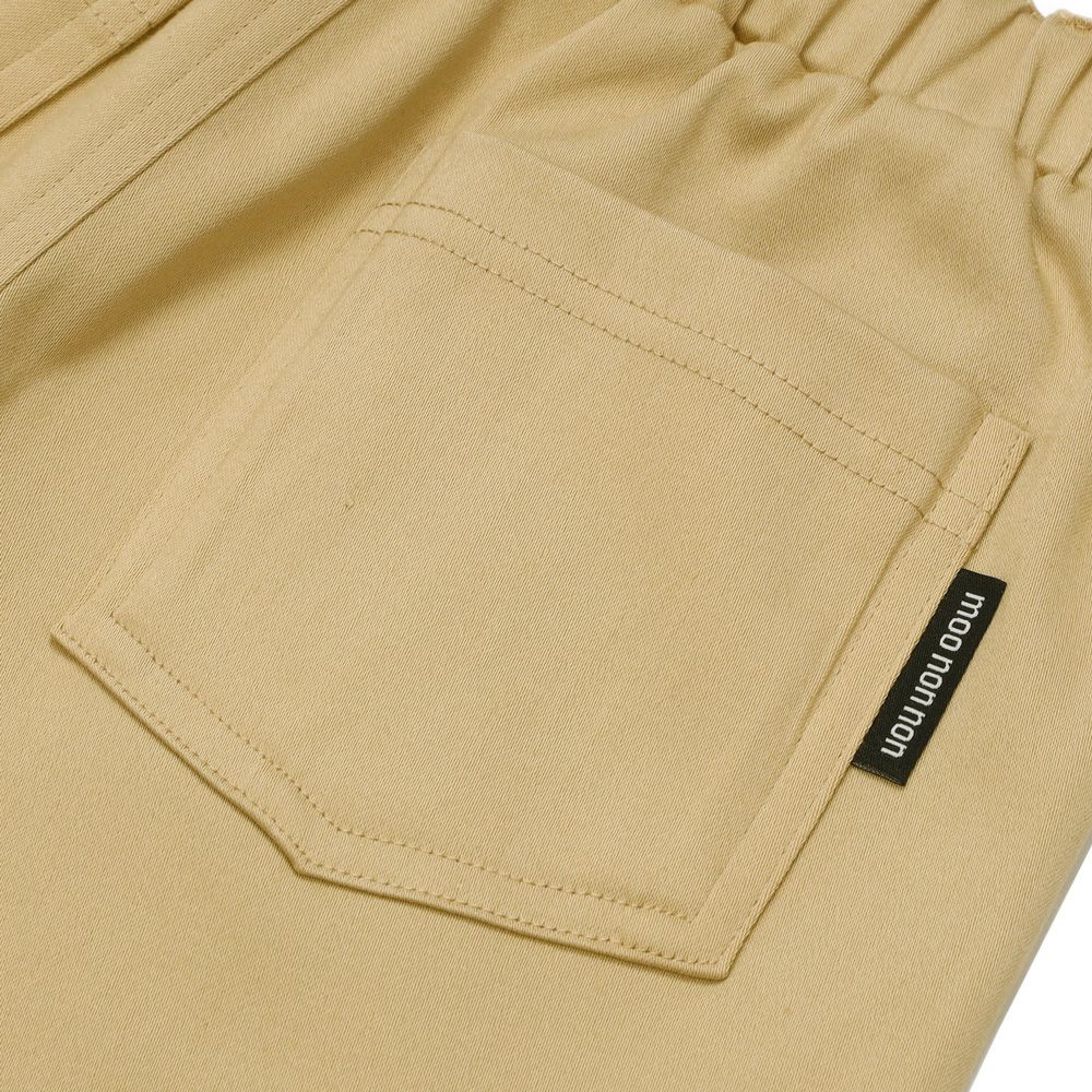 子供服 男の子 ロゴ付きポケット ハーフパンツ ベージュ(51) デザインポイント1