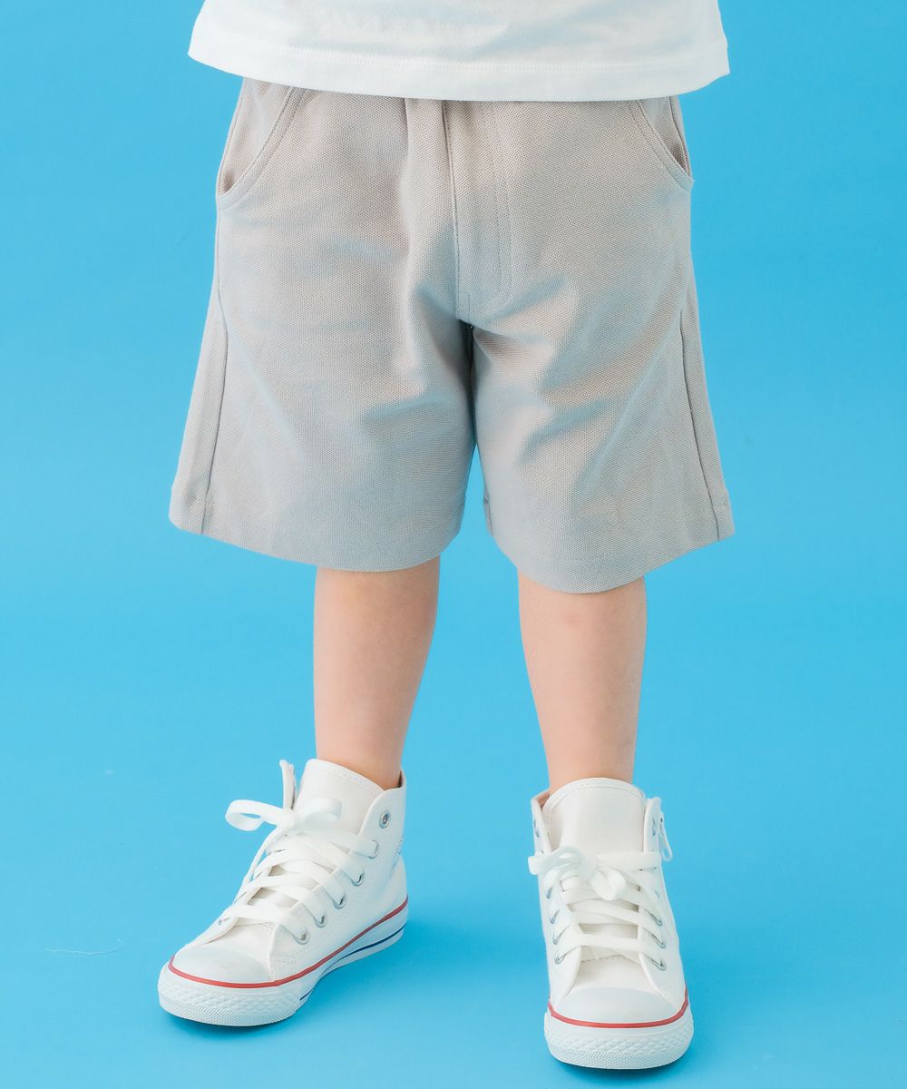 ベビー服 男の子 綿100％ ロゴ ハーフ丈 パンツ