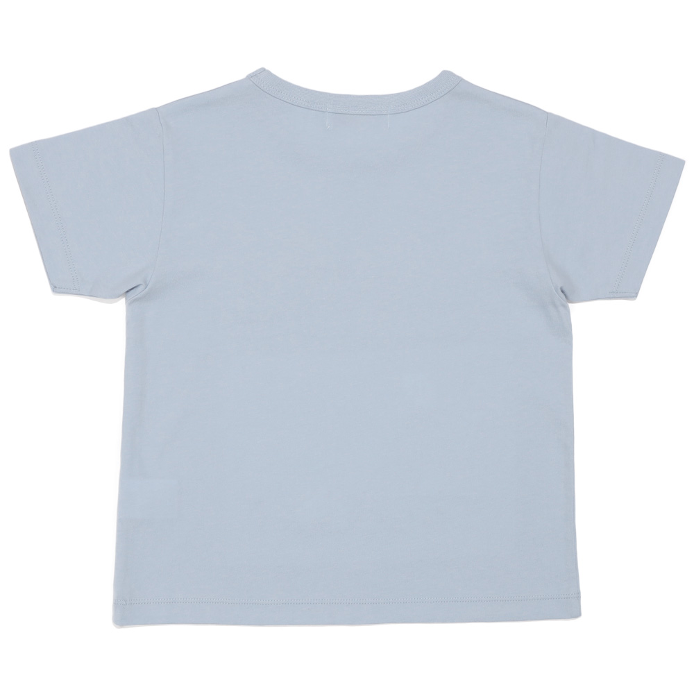 ベビー服 男の子 綿100％ 恐竜 ＆ 火山 Tシャツ ブルー(61) モデル画像1