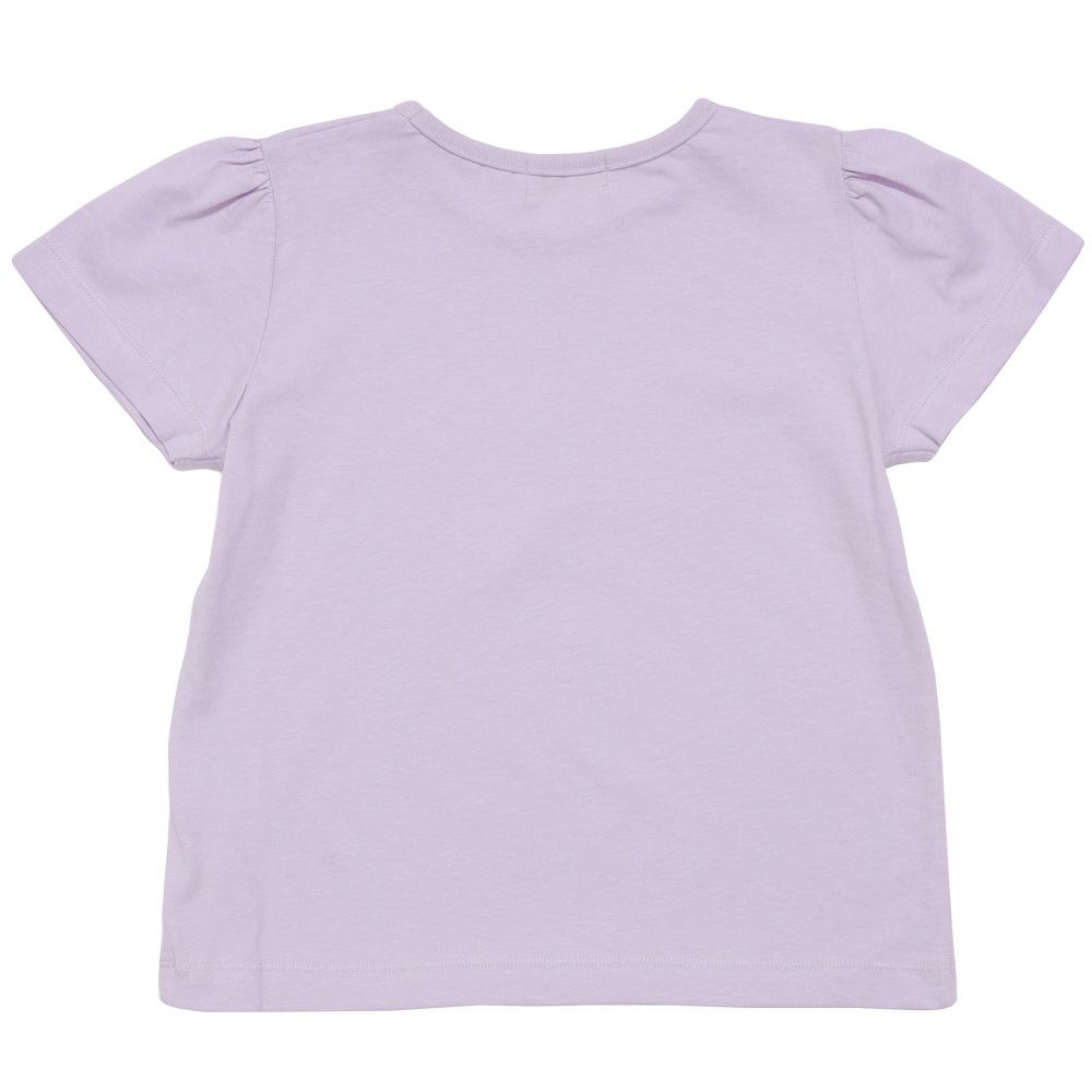 子供服 女の子 綿100％ アイスクリーム Tシャツ パープル(91) 背面