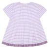 ベビー服 女の子 ボーダー柄 Tシャツ パープル(91) 背面