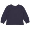 ベビー服 女の子 綿100％ 音符 ロゴ プードル刺繍 Tシャツ ネイビー(06) 背面