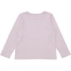 ベビー服 女の子 ピアノ 音符 刺? リボンつきTシャツ パープル(91) 背面