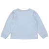 ベビー服 女の子 子ども服 キッズ 馬車 お城 ロゴ お花 刺繍 リボン 付き 裏毛 ブルー(61) 背面