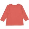 ベビー服 男の子 綿100％ 恐竜刺繍 フロッキープリントTシャツ オレンジ(07) 背面