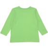 ベビー服 男の子 綿100％ 恐竜刺繍 フロッキープリントTシャツ グリーン(08) 背面