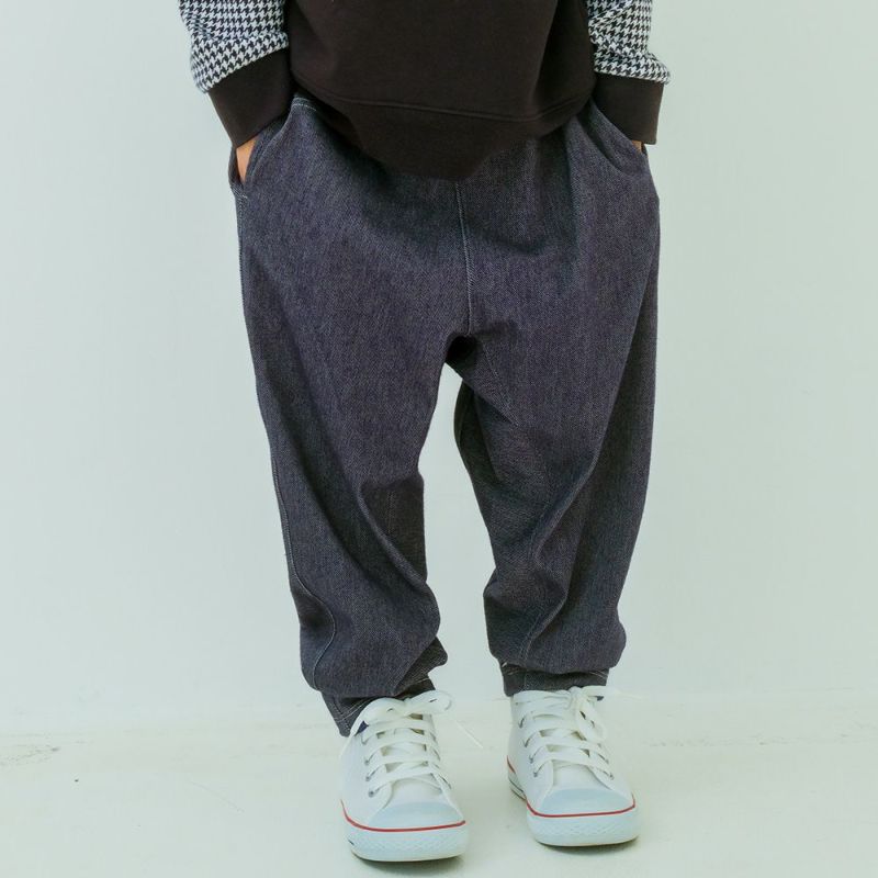 kolor カシミヤメルトン　ツータックテーパードパンツ　ネイビー　サイズ3 kolor カシミヤメルトン ツータックテーパードパンツ ネイビー