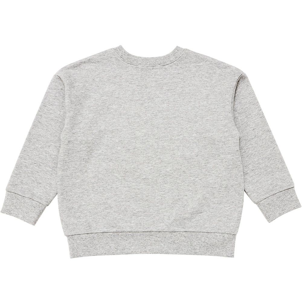 ベビー服 男の子 電車 ロゴ刺? 裏毛トレーナー 杢ｸﾞﾚｰ(92) 背面