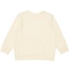 ベビー服 男の子 はたらく車ワッペン裏毛トレーナー アイボリー(12) 背面