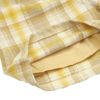 子供服 女の子 チェック柄 裏地付き 厚手 キュロットパンツ イエロー(04) デザインポイント1