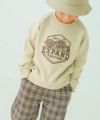 ベビー服 男の子 ジャガードニット チェック柄 ストレッチ ジョガーパンツ ブラウン(05) モデル画像3