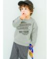 ベビー服 男の子 ジャガードニット チェック柄 ストレッチ ジョガーパンツ ネイビー(06) モデル画像3