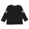 子供服 男の子 綿100％ バイク ロゴ フロッキープリントTシャツ ブラック(00) 背面
