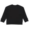 子供服 男の子 バイク ロゴ 乗り物刺繍 ドロップ袖 裏毛トレーナー ブラック(00) 背面