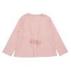 ベビー服 女の子 バレエドレスモチーフ バックリボンつき 裏毛トレーナー ピンク(02) 背面