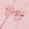 ベビー服 女の子 バレエドレスモチーフ バックリボンつき 裏毛トレーナー ピンク(02) デザインポイント2