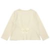 ベビー服 女の子 バレエドレスモチーフ バックリボンつき 裏毛トレーナー アイボリー(12) 背面