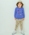 ベビー服 男の子 はたらく車 電車 乗り物プリント レギンスパンツ ベージュ(51) モデル画像1