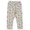 ベビー服 男の子 オリジナル恐竜プリント レギンスパンツ グレー(09) 正面