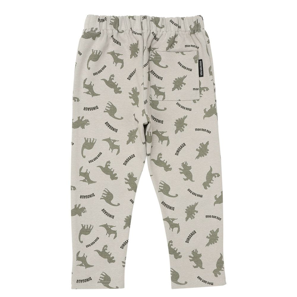ベビー服 男の子 オリジナル恐竜プリント レギンスパンツ グレー(09) 背面