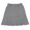 子供服 女の子 千鳥柄 飾りボタン付き フレアースカート ホワイト×ブラック(10) 背面