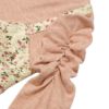 ベビー服 女の子 花柄リボンキャミソール 重ね着風デザインTシャツ アイボリー(12) デザインポイント2