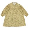 ベビー服 女の子 花柄 ボタン開き ワンピース カラシ(41) 正面