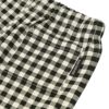 ベビー服 女の子 ストレッチ ギンガムチェック柄ロングパンツ ホワイト×ブラック(10) デザインポイント1