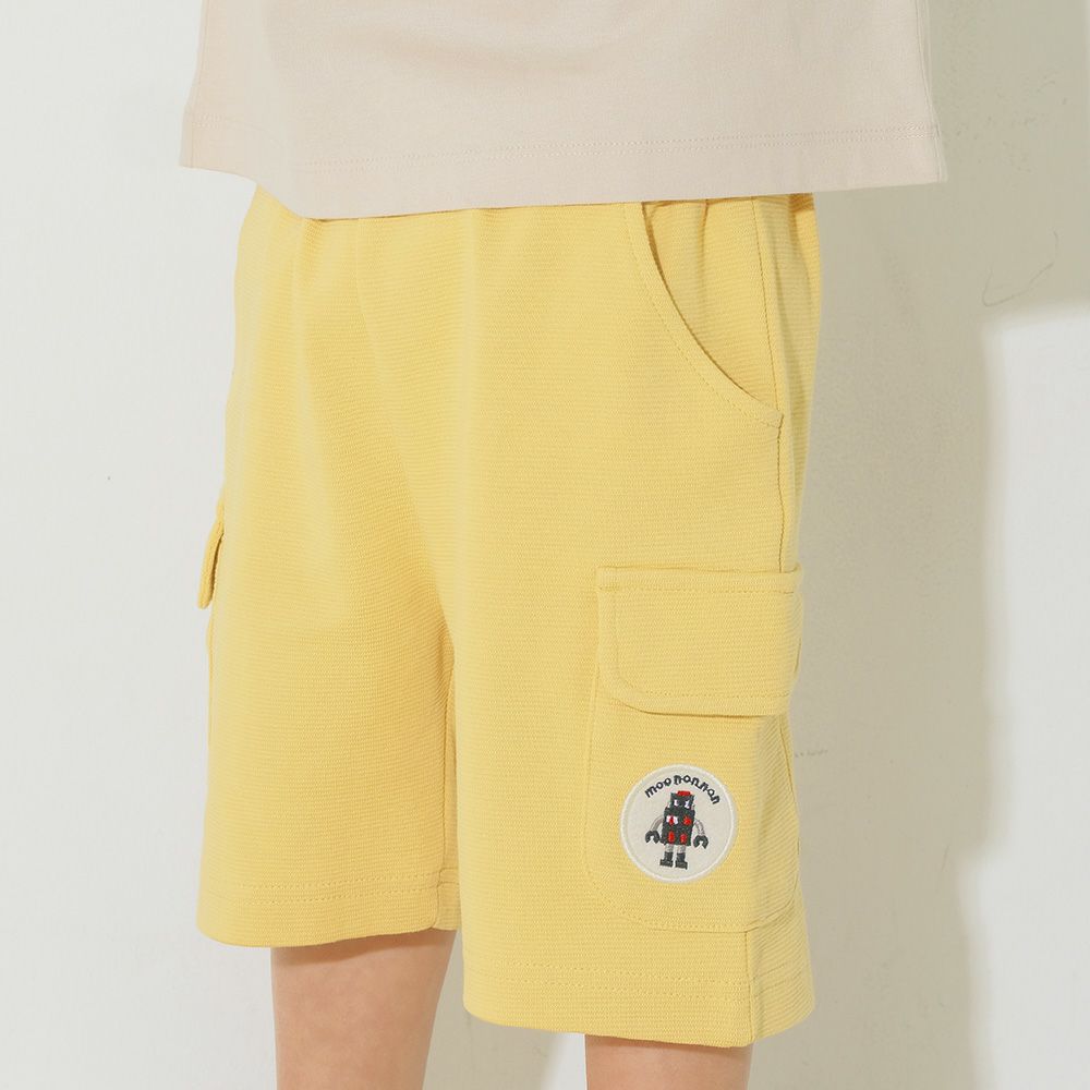 ベビー服 男の子 子ども服 こども キッズ ストレッチ ロボットワッペンつき ウエストゴム ポケット