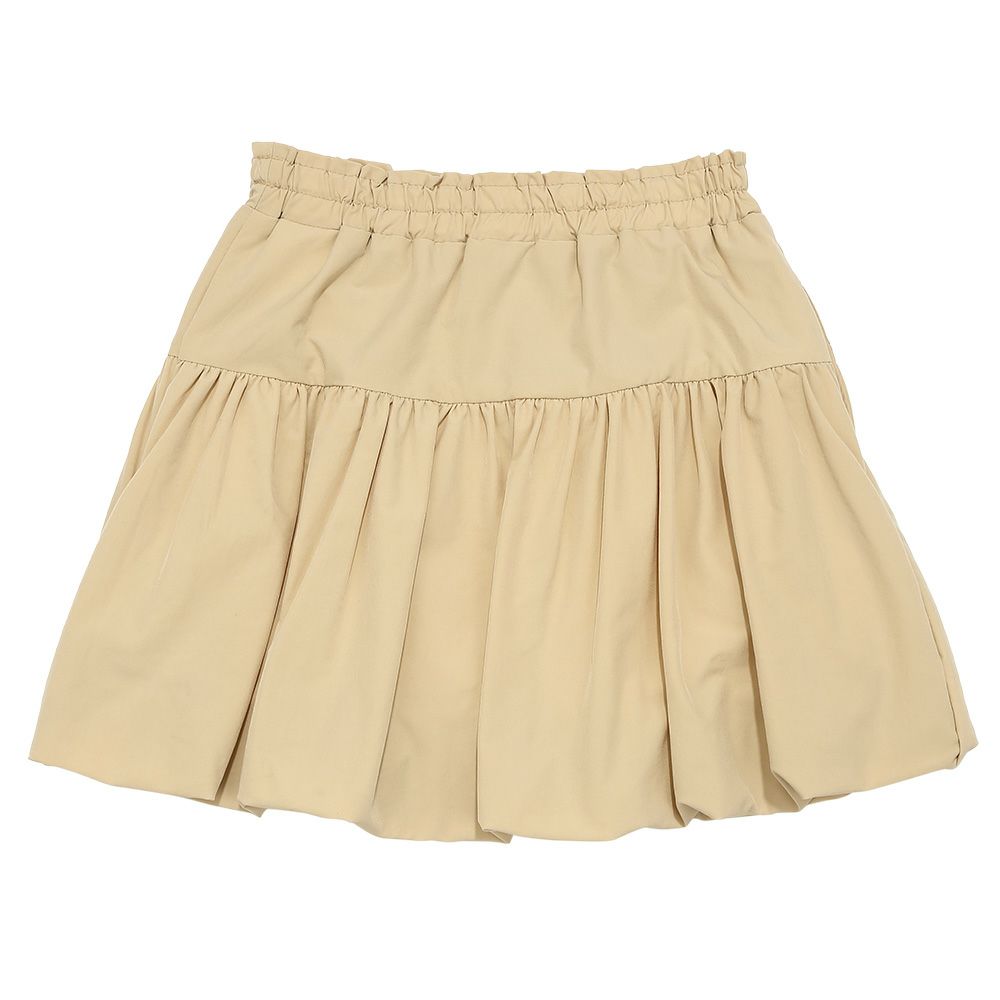 子供服 女の子 ストレッチツイル バルーンスカート ベージュ(51) 背面